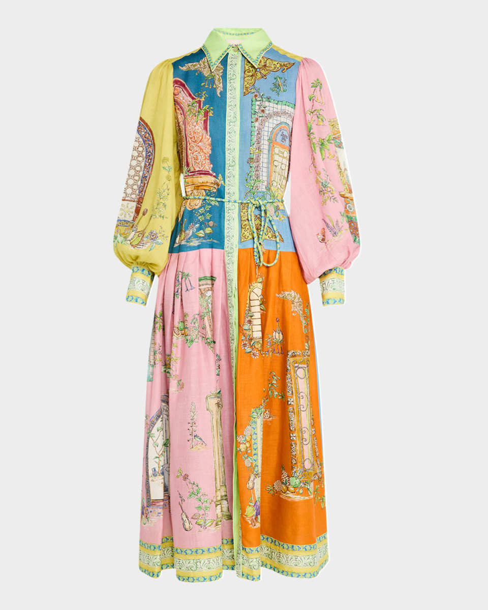 Monte Belted Maxi Shirtdress